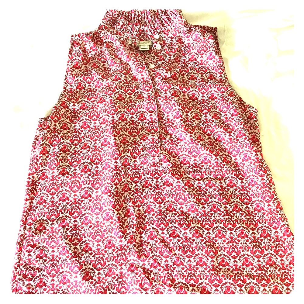 Jcrew PRINTED RUFFLE CAMI